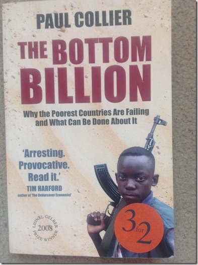 What am i reading?- The bottom&nbsp;billion