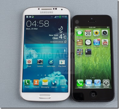Samsung Galaxy & Apple iphone 5